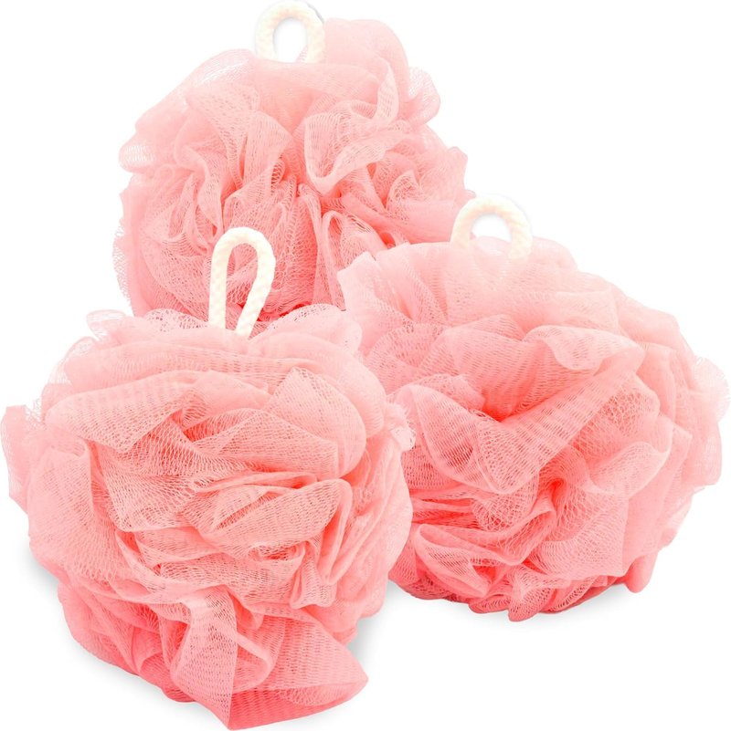Bath Sponges, Shower Loofah for Body Exfoliation(1 pcs, Pink)