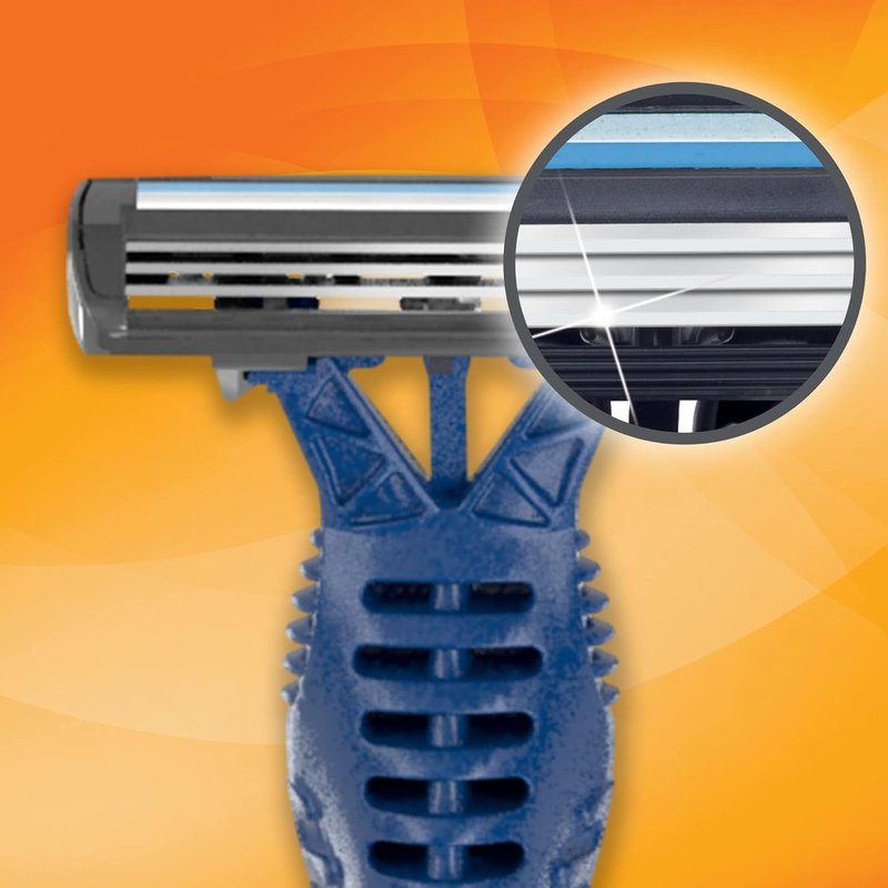 BIC Comfort 3 Advance Disposable Razors - Ultra-Soothing Close Shave | 4-Piece Set for Men