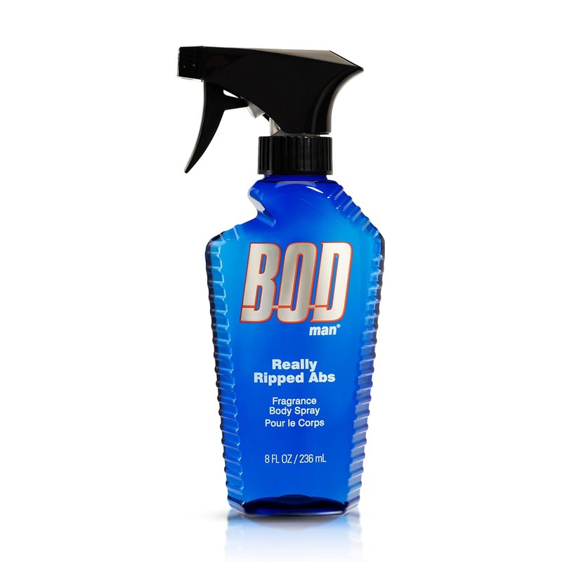 BOD Man Fragrance Body Spray - Really Ripped Abs for Men | 8 Fl Oz Dual Pack