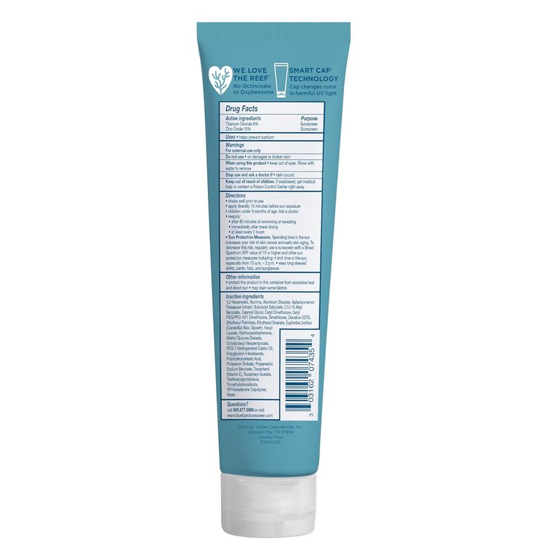 Blue Lizard Kids Sunscreen Lotion - SPF 50 Mineral Formula, Water-Resistant & Fragrance-Free, 5 fl oz