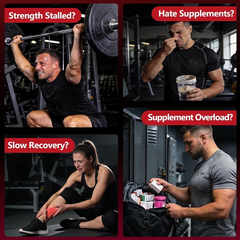 Skiennix Creatine Monohydrate Gummies - 6000mg Sugar-Free Formula for Enhanced Strength & Recovery