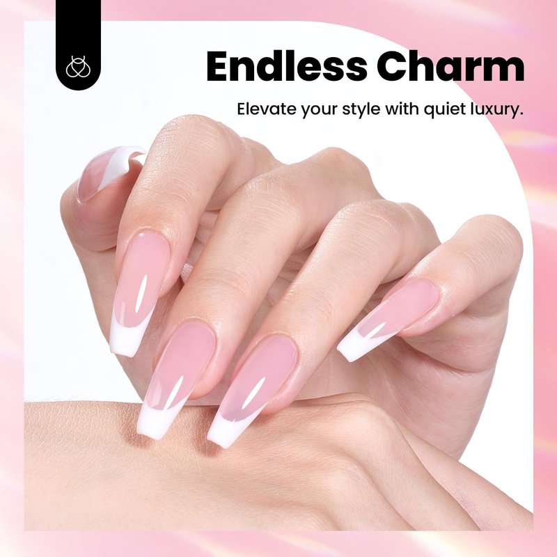 Beetles HEMA-Free Hard Gel for Nails-1.06oz 9 in 1 Jelly Pink UV/LED Lamp Cured Sculpting Stengthener Gel for Nail Extension & Nail High Hardness for Manicurist Women