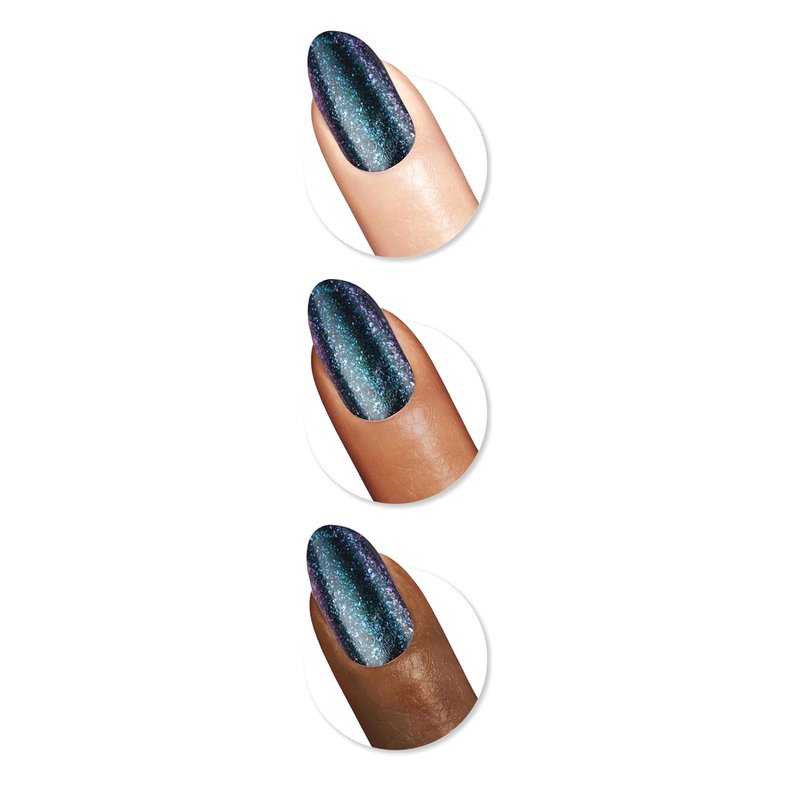 Sally Hansen Insta-Dri Nail Polish Top Coat - Quick Dry, Long Lasting, Streak-Free Shine | Illusion Shimmery White