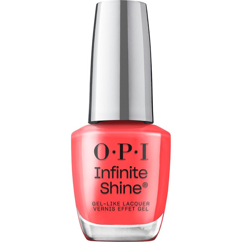 OPI Infinite Shine Pack a Cherry-on Bag | Semi-Sheer Bright Warm Candy Cherry Red Crème Long Wear Nail Polish | Trip to the Brite Side | Summer 2026 Collection