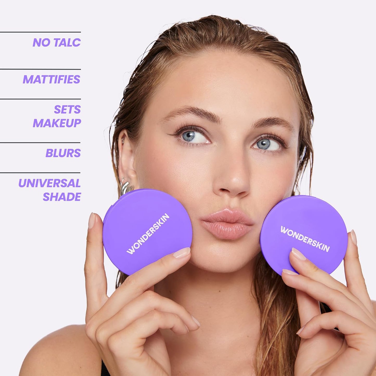 Wonderskin FYP Filter Powder - Translucent Setting Powder for Blurring, Mattifying & Poreless Finish