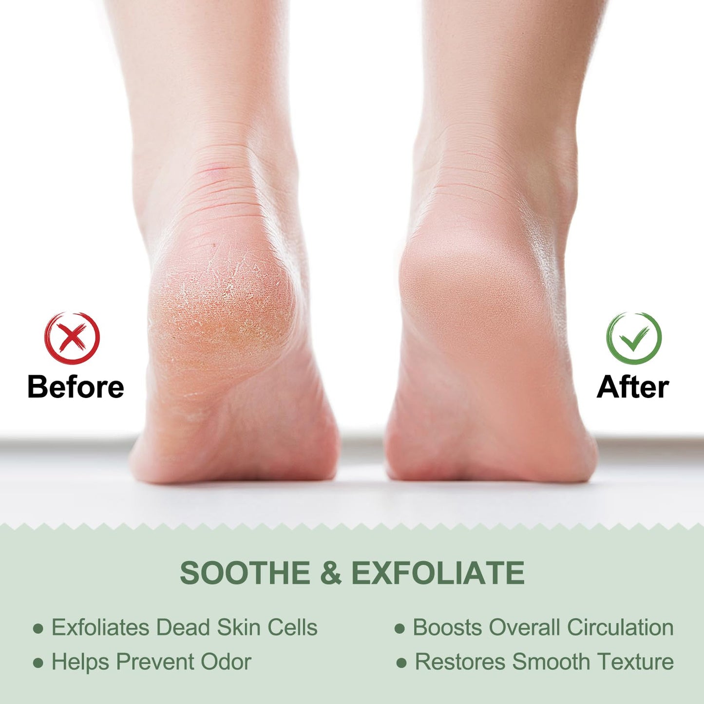 EaTubano Bath Shower Foot Scrubber Mat - Silicone Shower Foot Scrubber Mat (XL) Cleaner Foot Toes Clean Pad Without Bending Non-Slip Suction Cups Bathroom mat 17.2 * 13 inch - Green