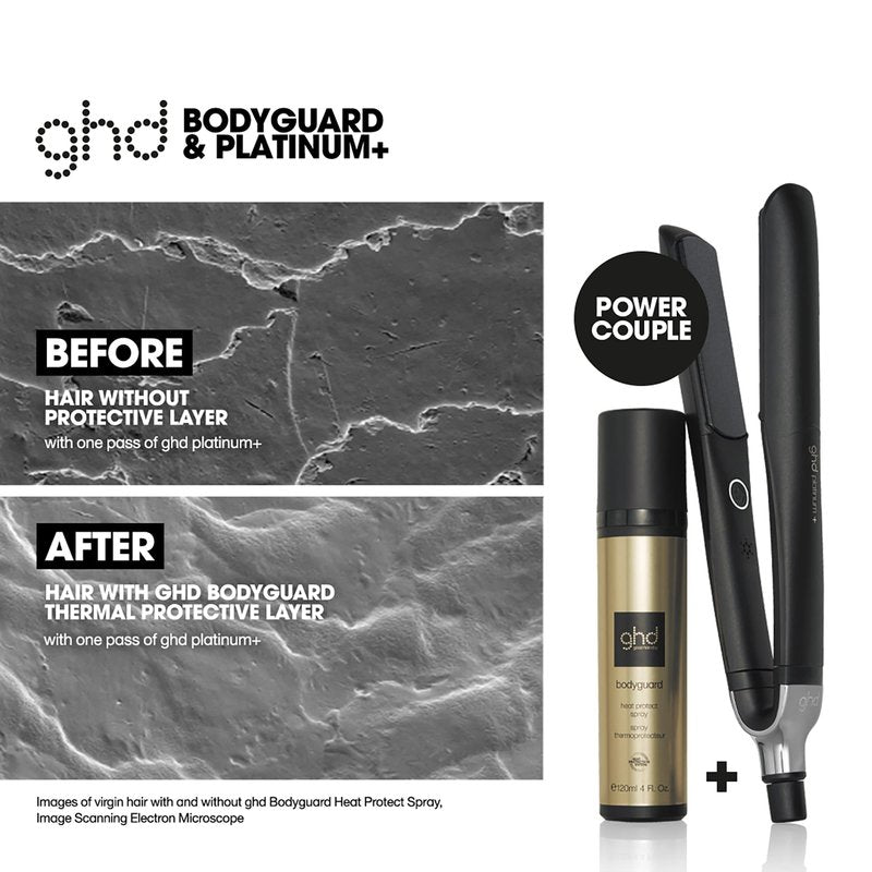 ghd Bodyguard Heat Protectant Spray - Lightweight Thermal Hair Spray with Heat Protection System for Smooth, Frizz-Free and Healthier Looking Hair - Daily Styling Mist, 4 fl oz