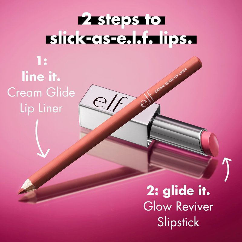 e.l.f. Glow Reviver Slipstick, Tinted Lip Oil Stick, Non-Sticky & Hydrating For A Soft-Shine Finish, Vegan & Cruelty-Free, Truffle-maker