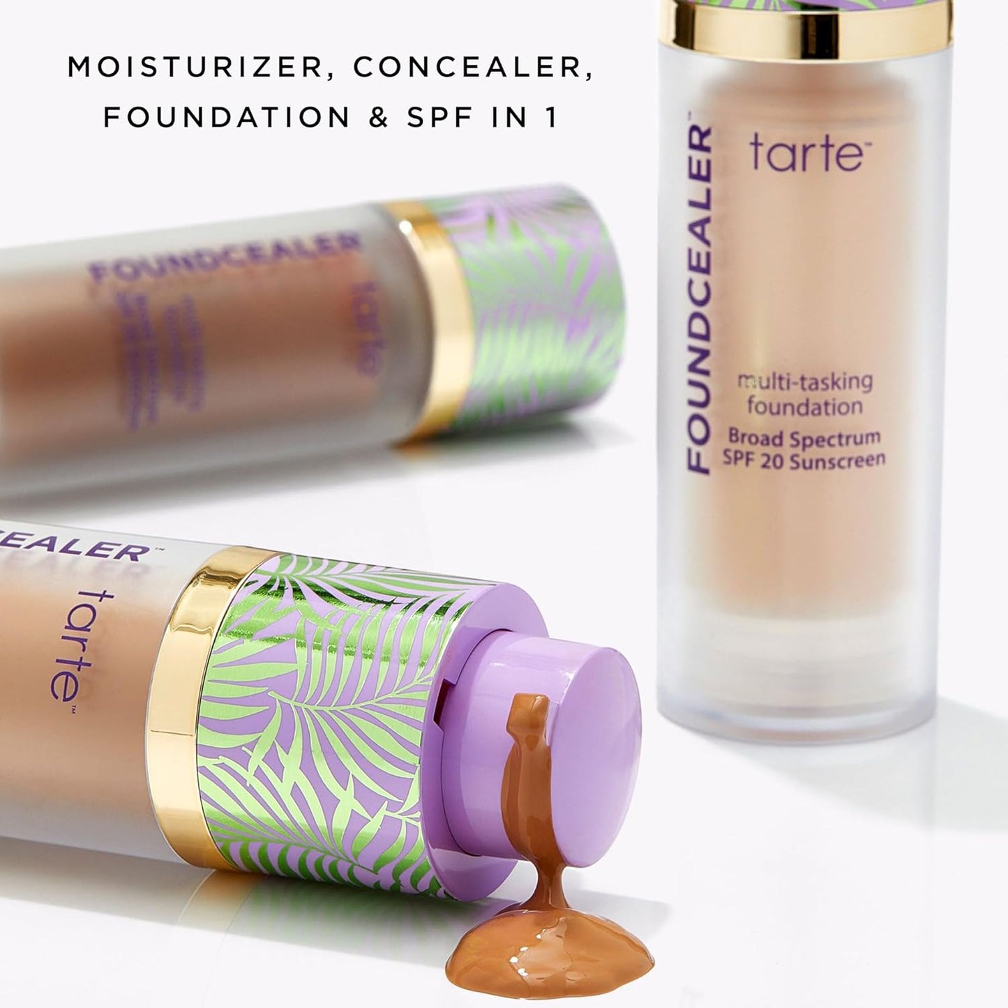 Tarte Babassu Foundcealer Dewy Foundation - Vegan SPF 20 Foundation & Concealer with Radiant Medium Coverage