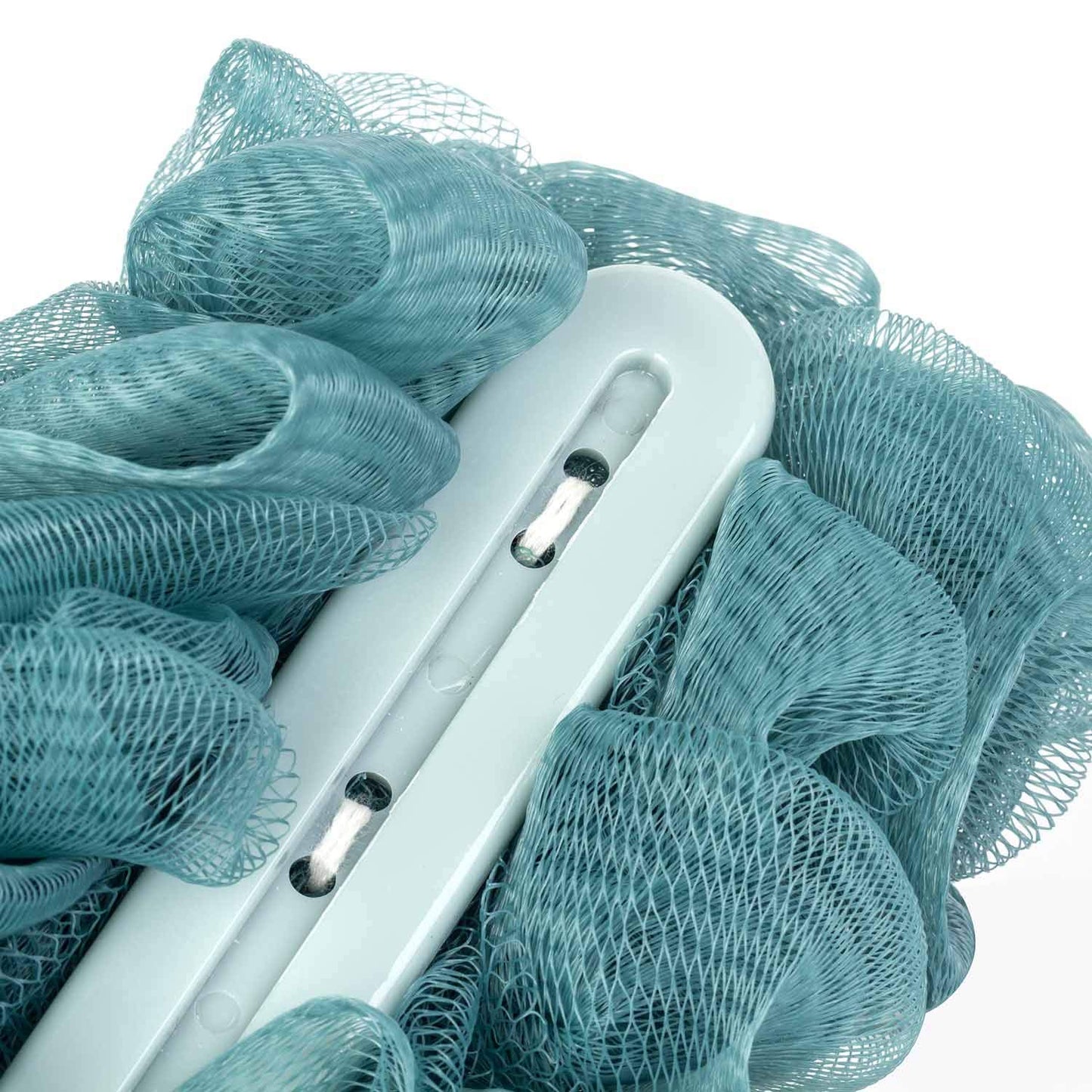 Arswin Lufa Back Scrubber for Shower, Anti-Slip Long Handle Bath Sponge Shower Brush, Soft Nylon Mesh Back Cleaner Washer, Loofah on a Stick Body Brush for Women&Men (DarkTurquoise)