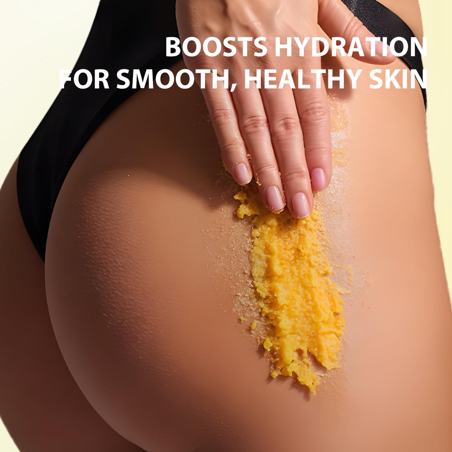 Bikini Area Exfoliator with Turmeric,Ingrown Hair & Razor Bump Scrub for Bikini,Underarm & Inner Thigh – Skin Smoothing, Moisturizing,Body Scrub For All the Skin (5.29oz)