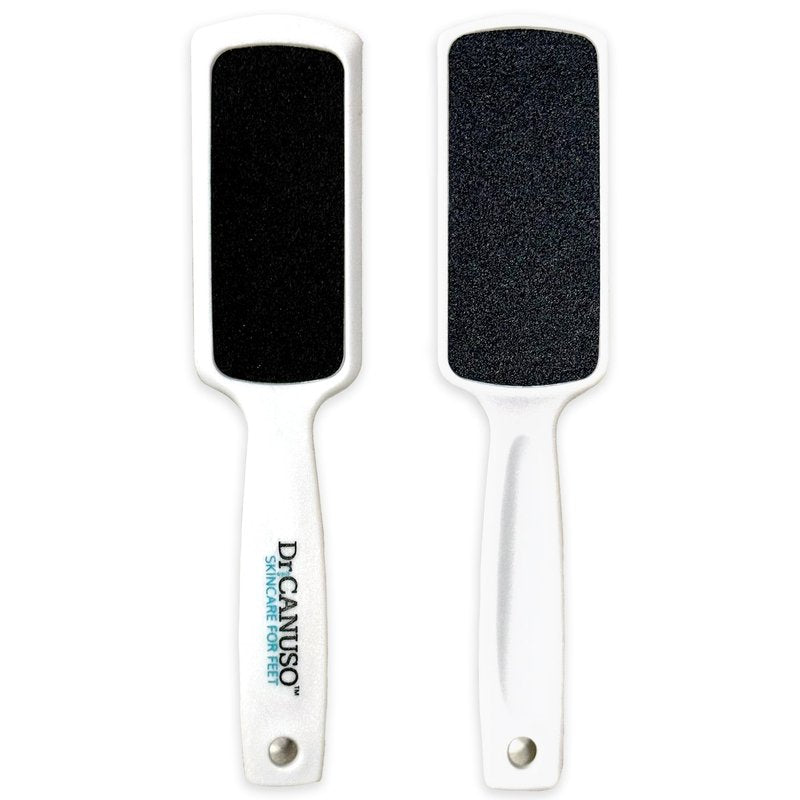 Dr. Canuso Double Sided Toenail Fungus Foot File Callus Remover Foot Scrubber, Safe Professional Pedicure Foot Rasp Removes Thick Toenails Cracked Heels, Dead Skin, Feet Scraper Tools Wet and Dry Feet