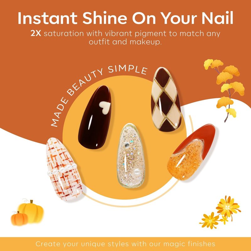 modelones Gel Nail Polish Set, 6 Colors 2026 Winter Neutral Nude Brown Gel Polish Maroon Caramel Burgundy Champane Gold Glitter Nail Polish Cherry Mocha Soak OFF LED DIY Kit Gift