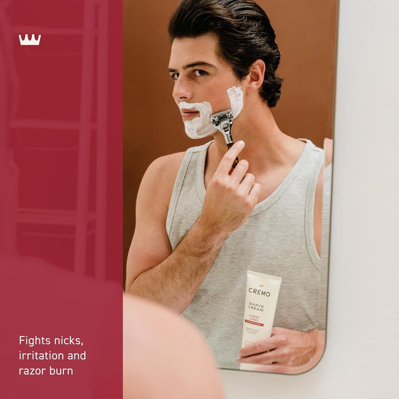 Cremo Shaving Cream for Men - Ultra-Slick Formula to Prevent Nicks & Razor Burn | 6 Fl Oz (2 Pack)