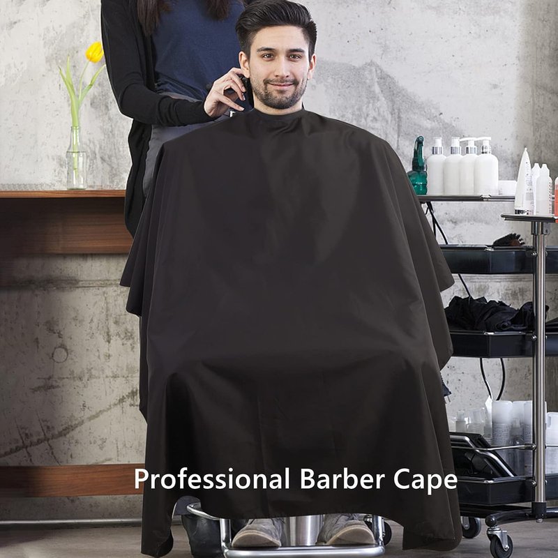 Barber Cape - Professional Salon Hair Cutting Cape | 56x63 Inches for Haircuts, Coloring & Styling
