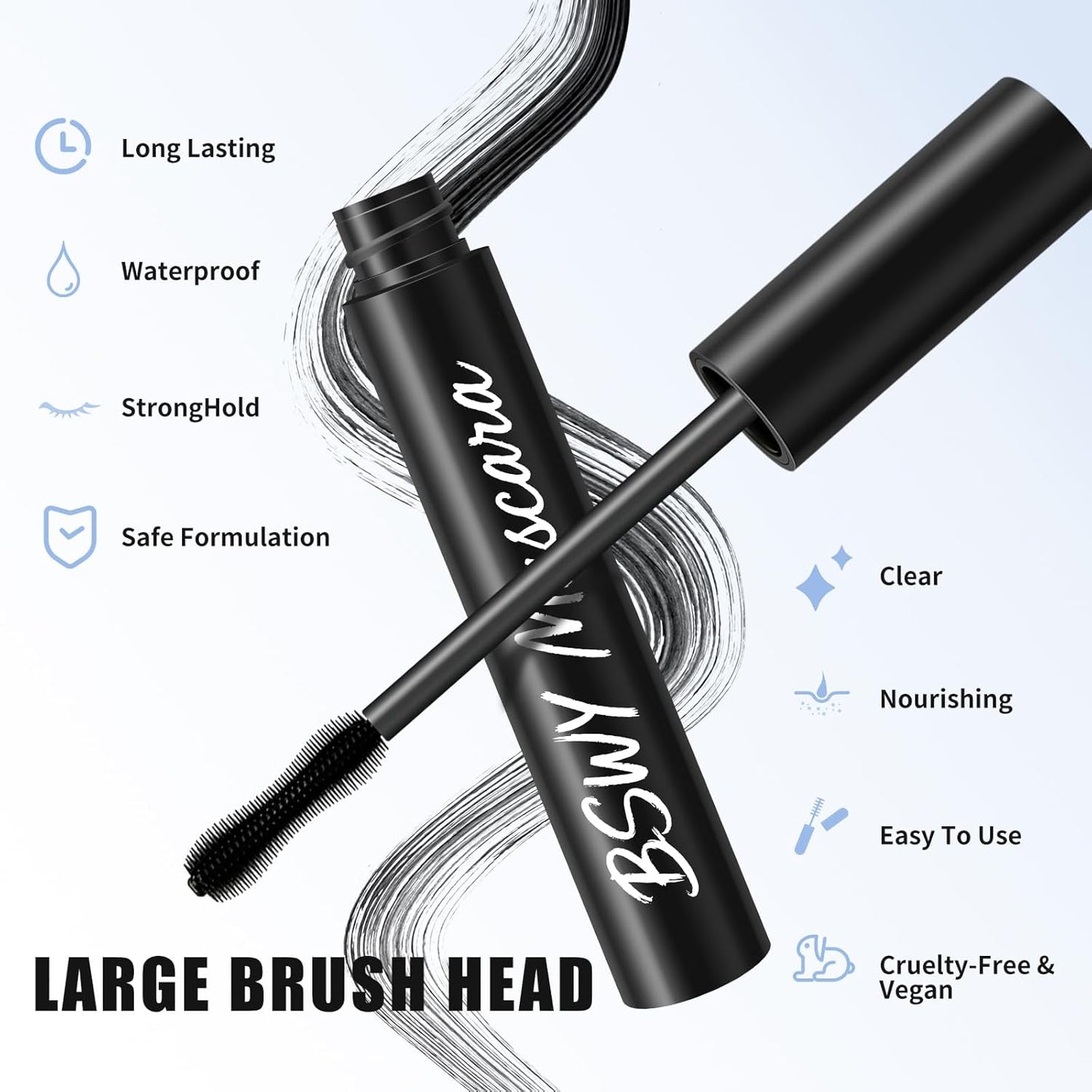Sky High | Telescopic Tubing Mascara for Women 60+ - Waterproof, Nourishing, Clump-Free & Long-Lasting Definition