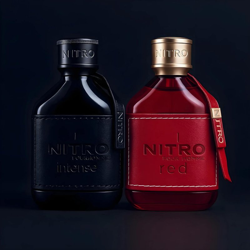 Dumont Nitro Intense & Nitro Red Eau de Parfum Set - 3.45 fl oz Each | 2-Piece Fragrance Collection