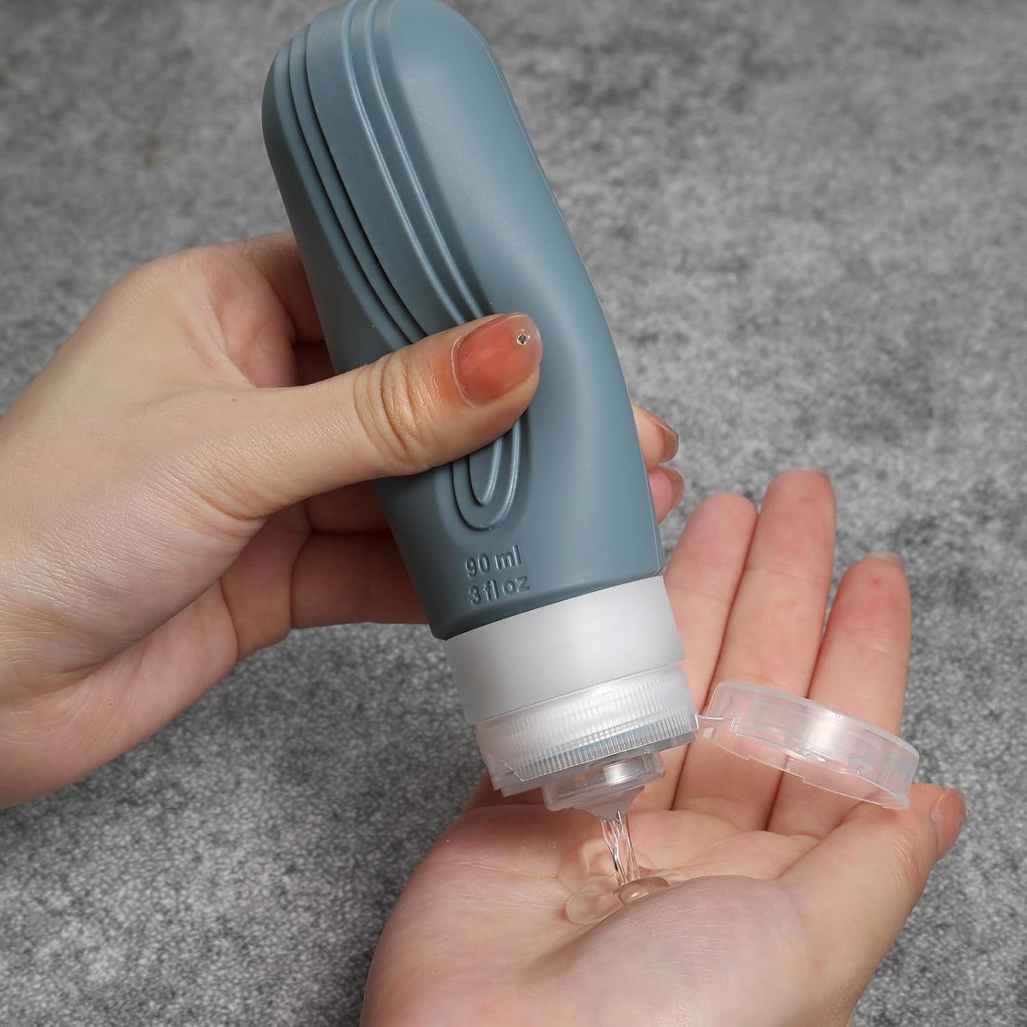 Travel Bottles for Toiletries - TSA Approved 3oz Leak Proof Containers | 5 Pack BPA Free Travel Accessories
