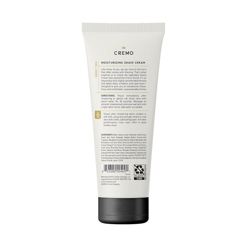 Cremo Shaving Cream for Men - Ultra-Slick Formula to Prevent Nicks & Razor Burn | 6 Fl Oz (2 Pack)