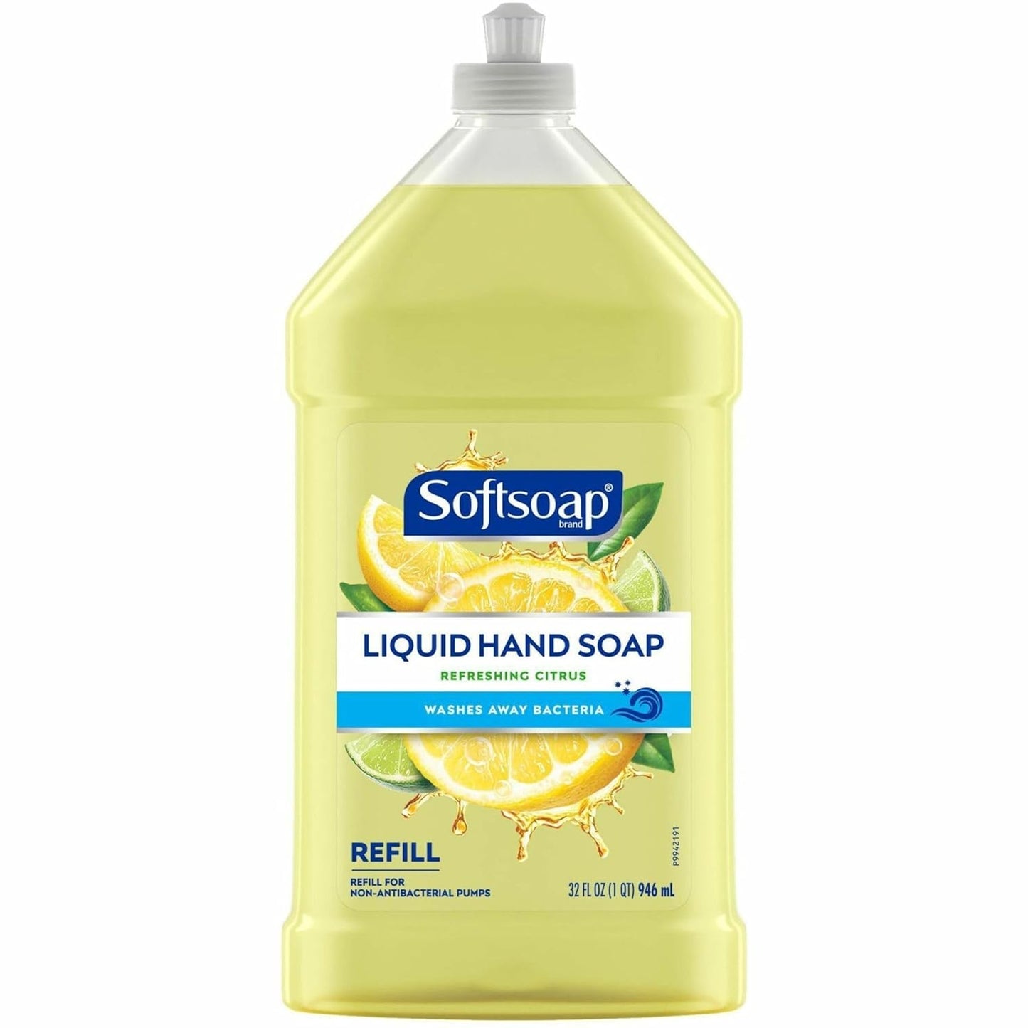 Softsoap Liquid Hand Soap Refill - Refreshing Citrus Scent | 32 Fl Oz Yellow Bottle