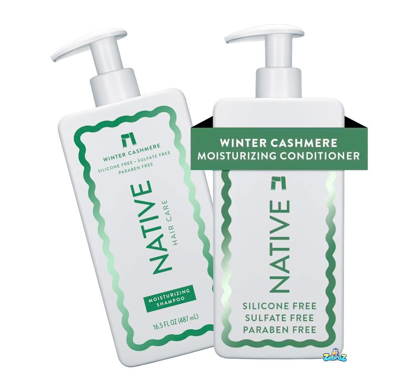 Native Limited Edition Winter Cashmere Shampoo Conditioner - Sulfate/Silicone/Paraben-Free Hair Care - 16.5 oz - Pack Of 02