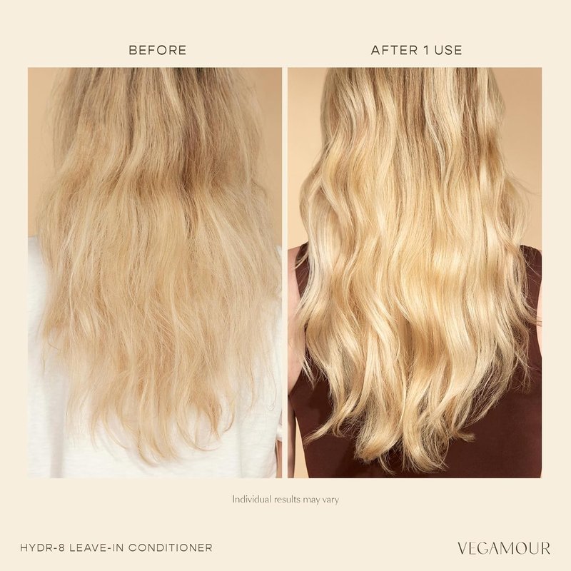 HYDR-8 Leave-In Conditioner - Deep Hydration & Heat Protection with Vegan Keratin for Silky, Frizz-Free Hair