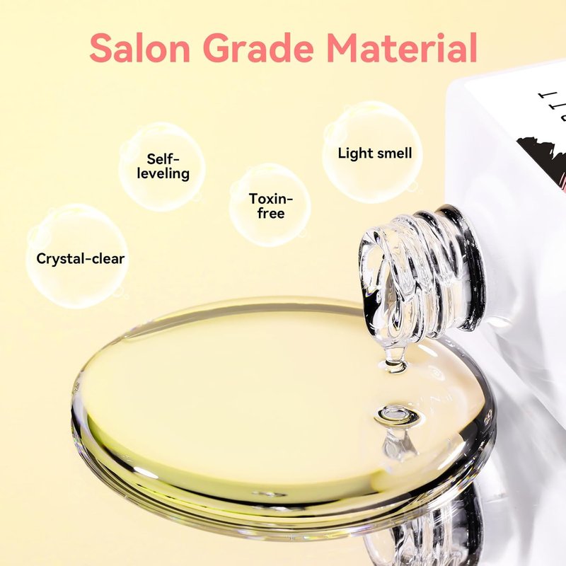 Makartt Clear Blooming Gel - 15ml UV LED Nail Art Polish for Stunning Marble Designs | DIY Flower Effect