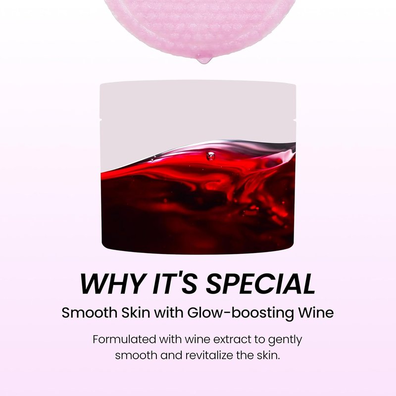 Neogen Bio-Peel Gauze Peeling Pads - Exfoliating & Firming PHA Pads with Red Wine & Resveratrol | 30 Count