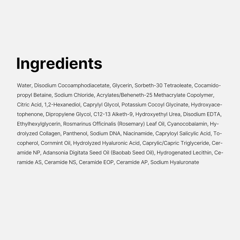 Medicube PDRN Jelly To Foam Cleanser - Hydrating Daily Face Wash for All Skin Types | 200ml