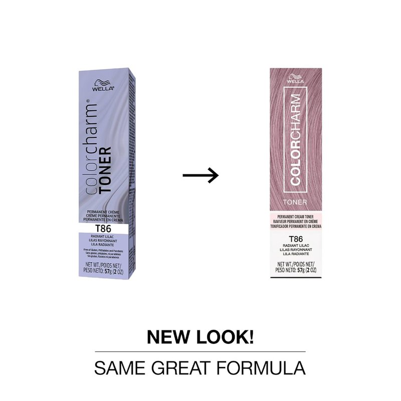 COLORCHARM Permanent Crème Hair Toner - Vegan, Paraben-Free Formula | 2 oz
