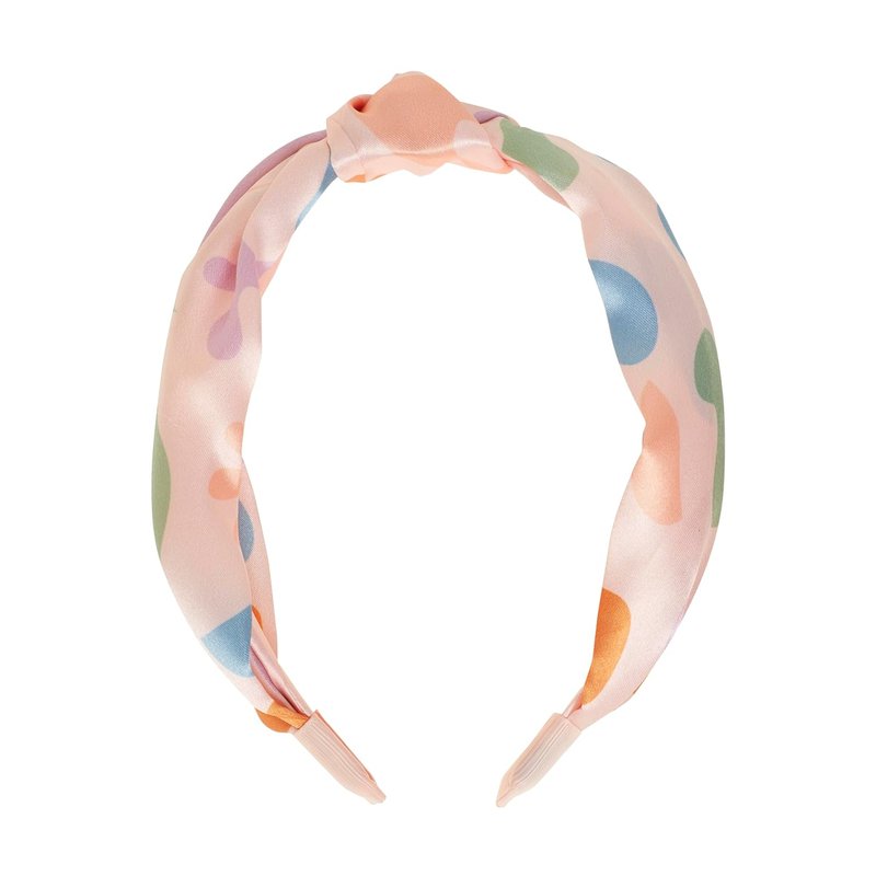 Goody | Ouchless Hold Knotted Headband - Satin-Wrapped, Gentle Hold, Bold Print Design for All