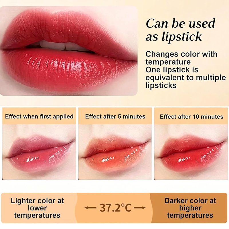 Areliaa Signature Lipstick,Areliaa Skin-Adaptive Lipsticks,PH Adjusting Lipstick for Mature Women,Long Lasting Moisturizing Tinted Lip Balm (1pcs)