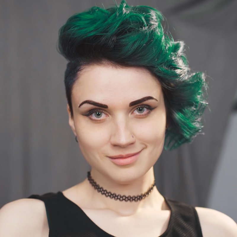 Arctic Fox Semi-Permanent Hair Dye - Emerald Fortune Teal Green | Vegan, Ammonia-Free, Hydrating Formula, 5.6 fl oz