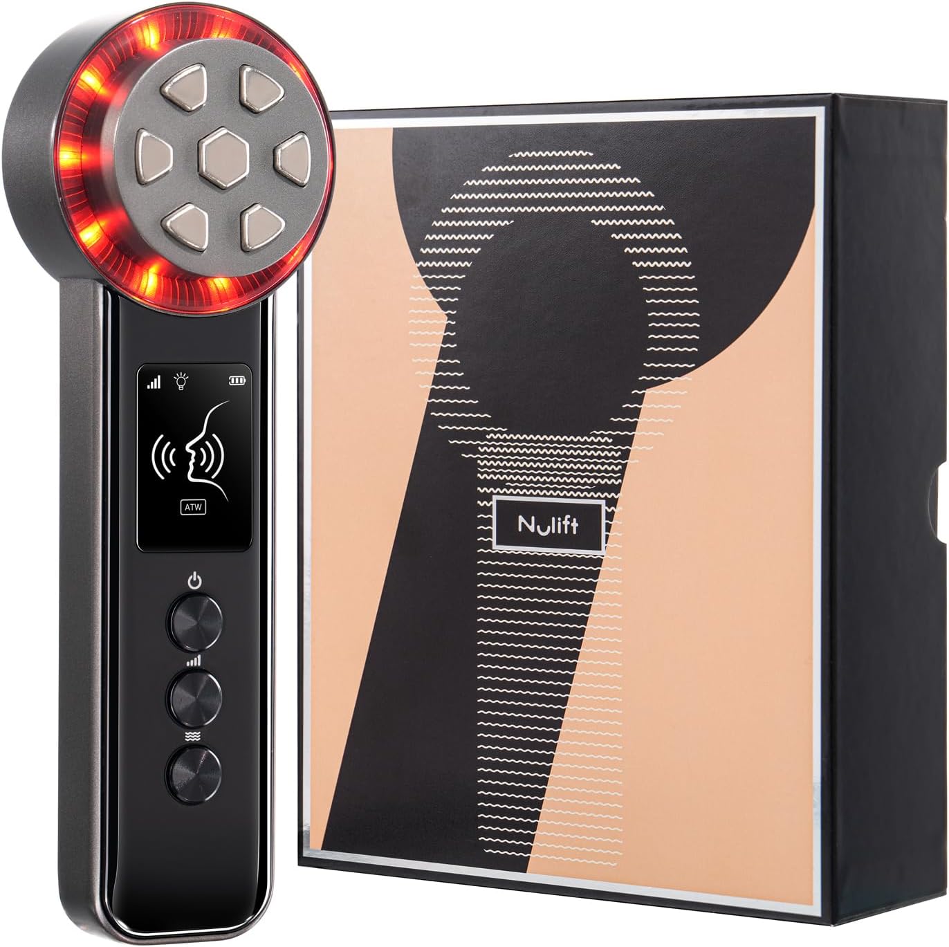 Skiennix Radio Frequency Skin Tightening Device - Smart Electric Facial Beauty Machine for Jawline Lifting & Wrinkle Reduction