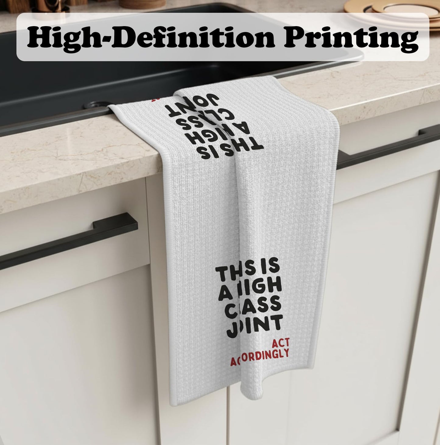 BNHJKFQZ Funny Kitchen Bathroom Towel 16x24 Inch,This is A High Class Joint Act Accordingly Hand Towel for Kitchen Bathroom,Funny Gifts Towels