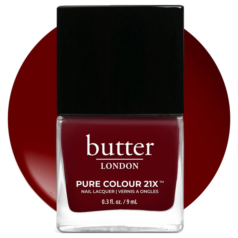 butter LONDON PC21X Nail Lacquer Polish, Afters- Fast-Drying, Long Lasting Gel-Like Finish & Chip-Resistant Nail Lacquer Helps Protects & Strengthens Nails - Vegan & Cruelty-Free