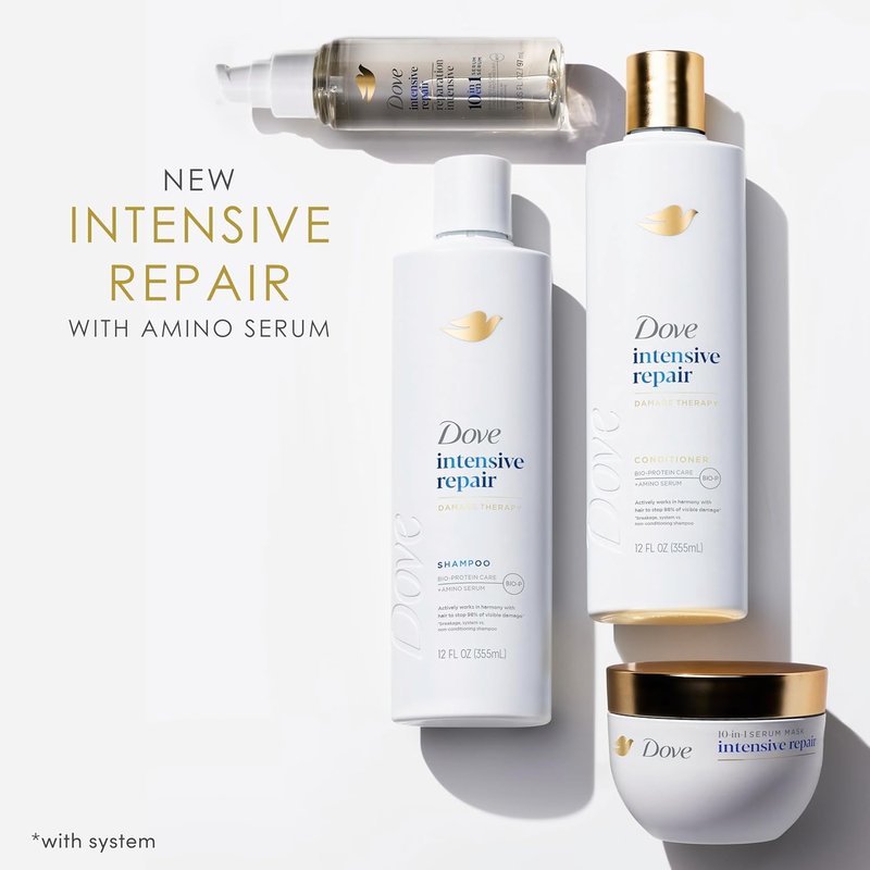 Dove Intensive Repair Conditioner - Bio-Protein Care Technology & Amino Serum | 12 Fl Oz