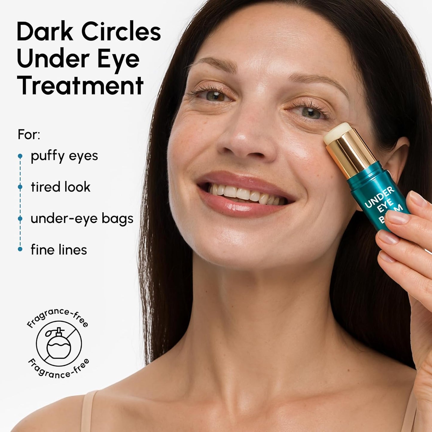 Under Eye Balm Stick - Retinol & Ceramide Complex for Dark Circles | Anti-Wrinkle Hydrating Skincare