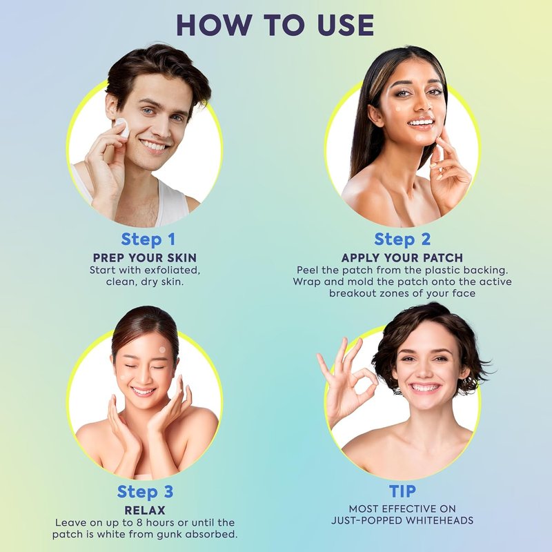 LivaClean Pimple Patches - Hydrocolloid Acne Dots for Face | 330 CT, Four Sizes, Invisible Blemish Stickers