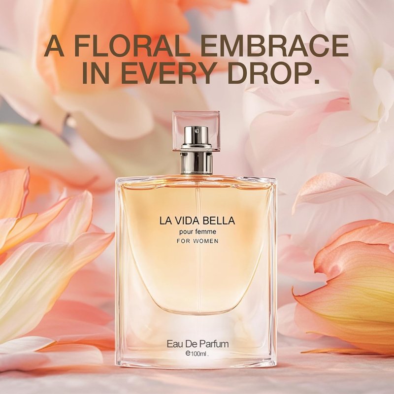 AFLUXE Women’s Perfume Combo - La Vida Bella & Change | Long-Lasting 3.4 Fl Oz Eau De Parfum Set