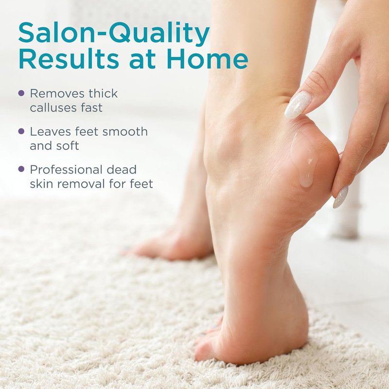 **Lee Beauty 8oz Professional Gel Callus Remover - Fast-Acting Formula for Cracked Heels & Dead Skin**