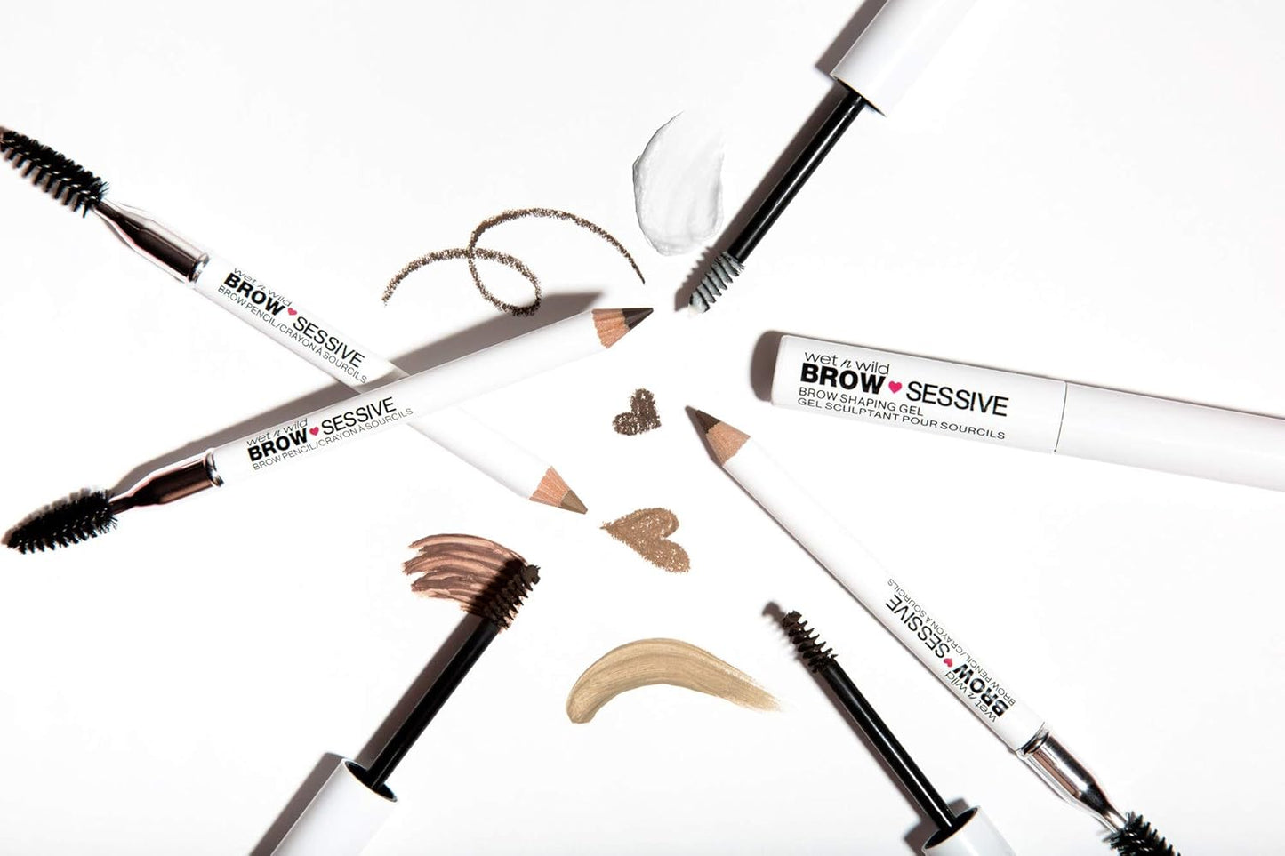 Wet n Wild Brow-Sessive Eyebrow Gel - Long-Lasting Brown Shaping Formula for Perfect Brows