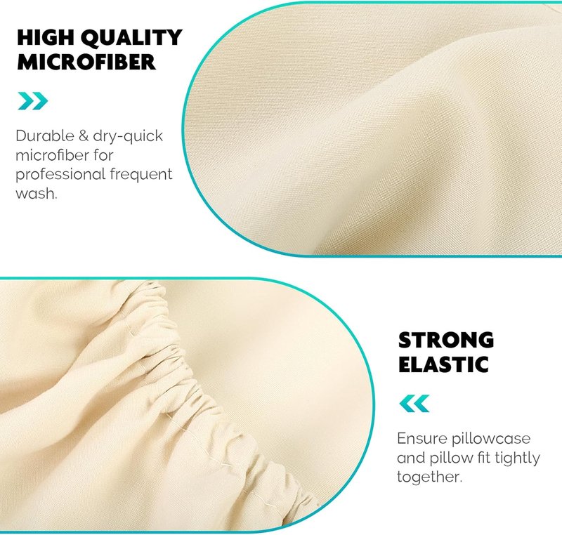 Reusable Microfiber Massage Face Rest Covers - Extra Soft & Fitted for Massage Tables | Cozy Cradle Covers