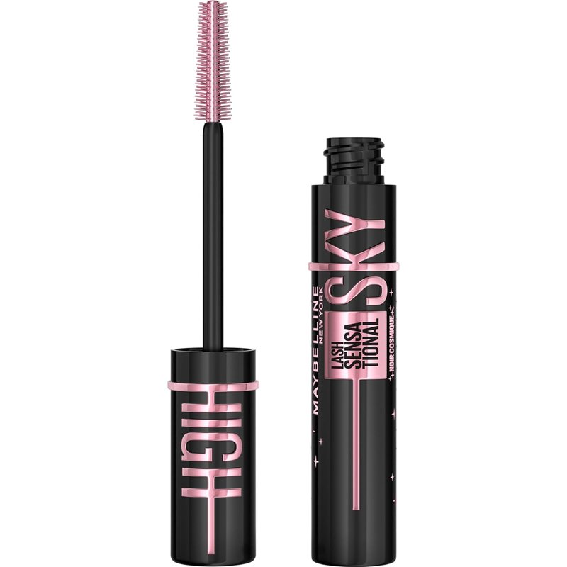 Maybelline Lash Sensational Sky High Mascara - Volumizing & Lengthening Formula, Cosmic Black, 1 Count