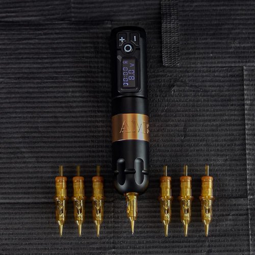 Ambition Glory Tattoo Cartridges #12 Standard 7RL Needles Disposable 50pcs 0.35mm 7 Round Liner for Rotary Tattoo Machine Supply