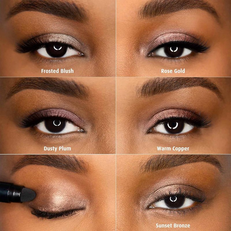 Lune+Aster Dawn to Dusk Cream Shimmer Eyeshadow Stick - Rose Gold - Richly pigmented cream eyeshadow sticks deliver long-lasting color that defines and highlights eyes