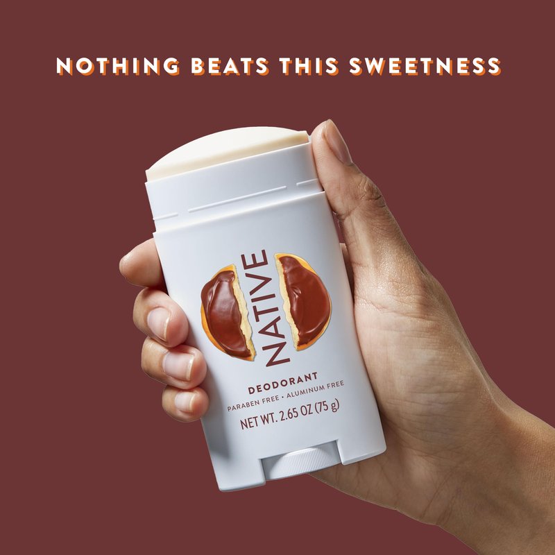 Native Deodorant | Limited Dunkin Donuts Edition | Aluminum Free with Baking Soda, Probiotics, Coconut Oil and Shea Butter | Boston Kreme 2.65oz