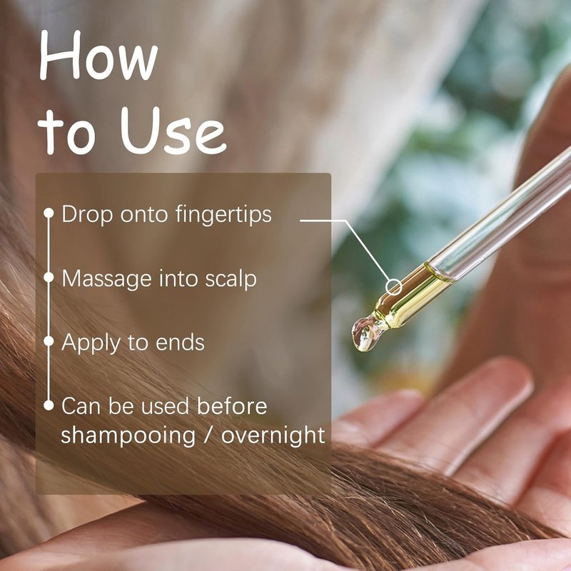 Rosemary & Castor Oil Hair Treatment - Lavender Infused | Nourishing Scalp Care | 1 fl oz | Strengthens & Volumizes Hair