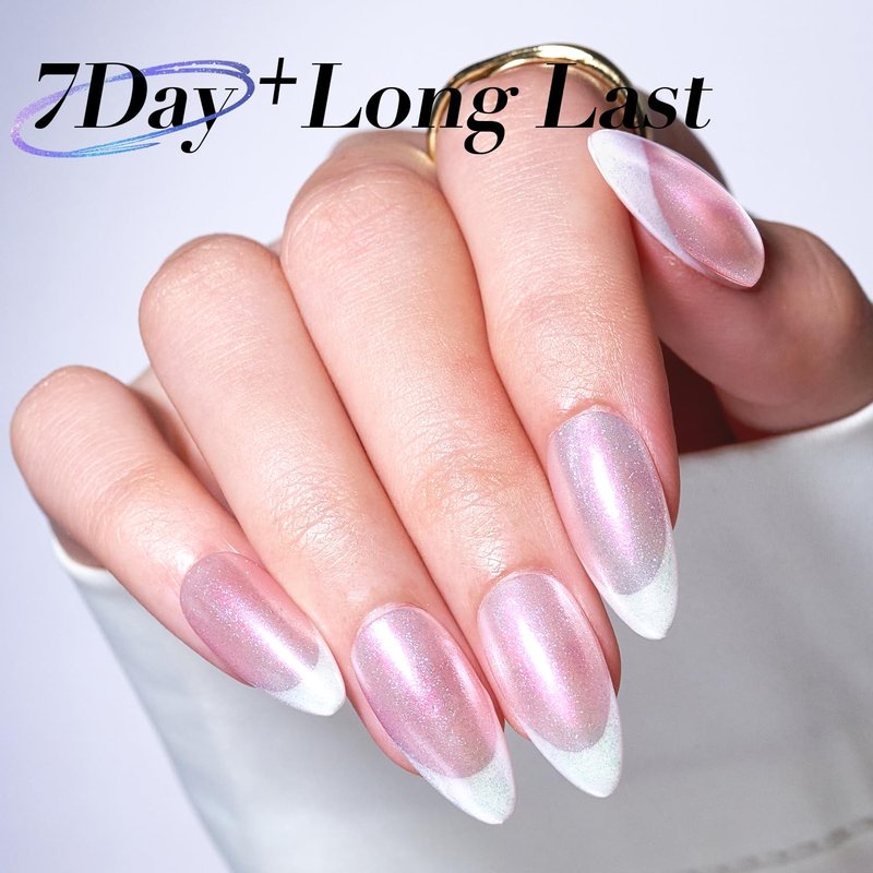 AZUREBEAUTY Chrome Quick Dry Nail Polish | Shine Pearl, Natural Lustrous Enamel | DIY Manicure & Pedicure with Chrome Finish