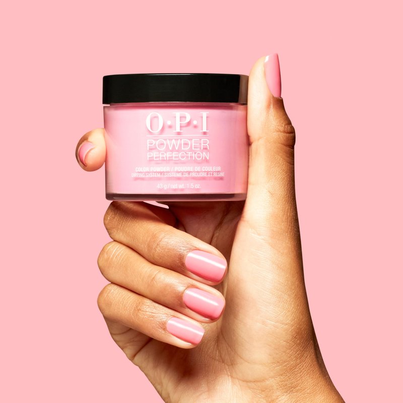 OPI Powder Perfection Bathtime Bubbly | Opaque Soft Warm Pink Crème Nail Dipping Powder | Acrylic Alternative | 1.5 oz | The New OPIcons Collection | Spring 2026